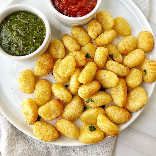 Crispiest Air Fryer Gnocchi - Healthful Blondie