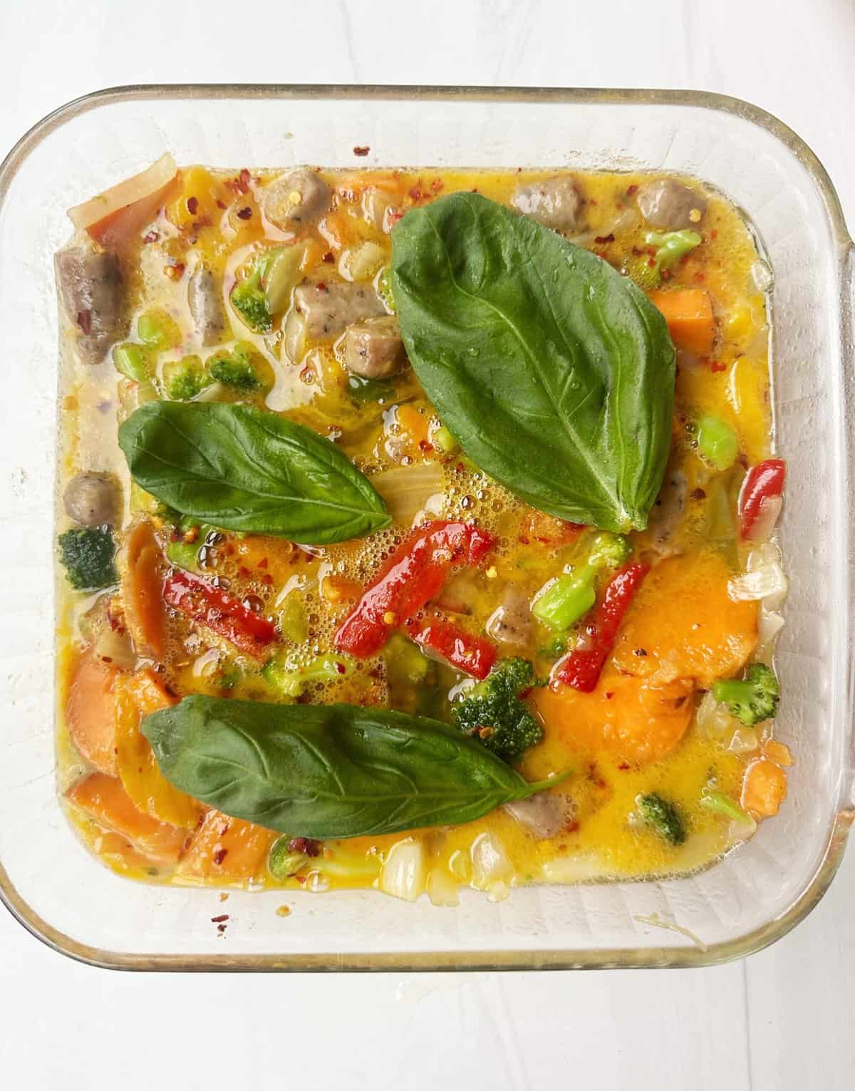 Dairy Free Egg Bake - Lesswithlaur