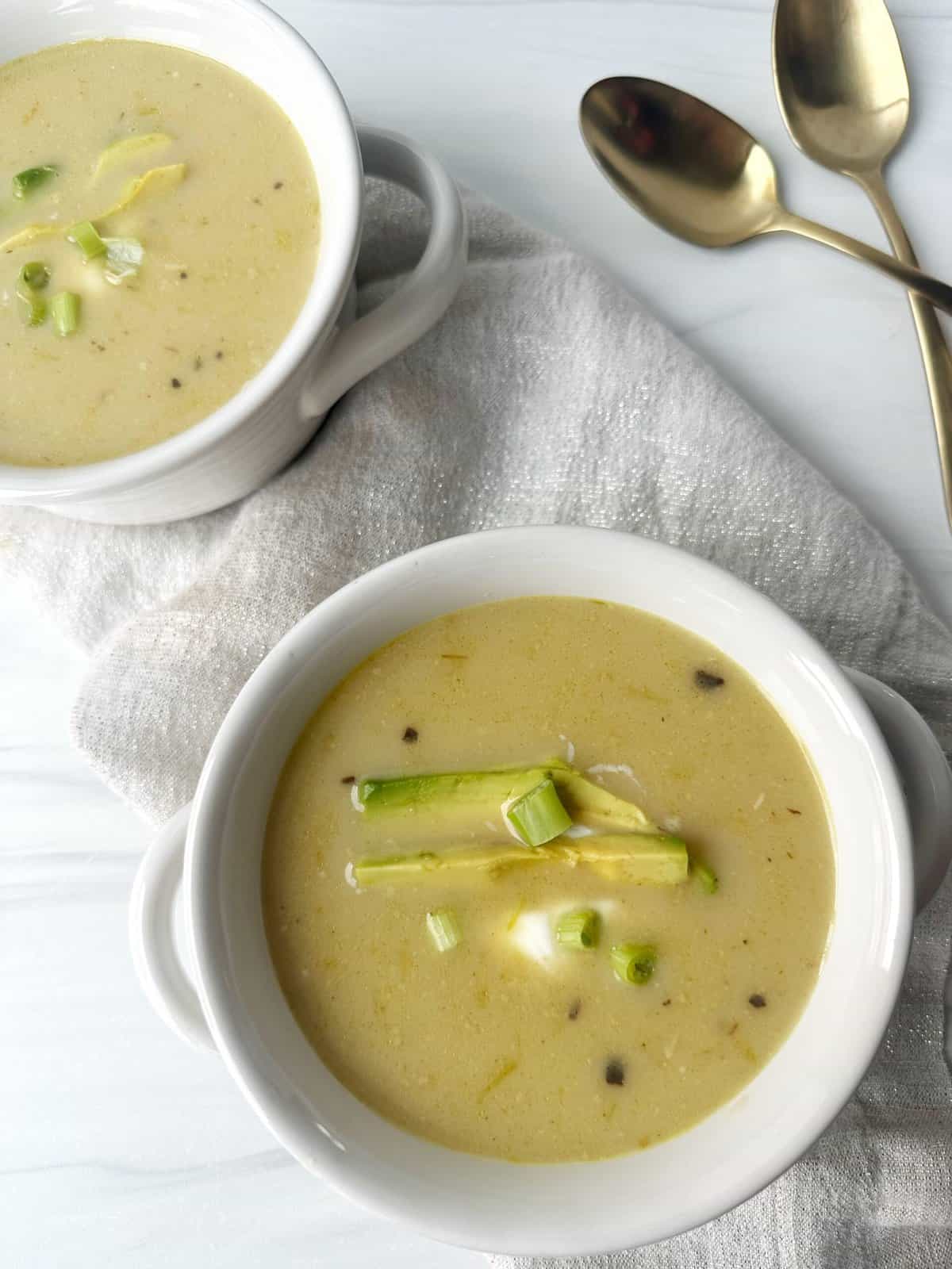 Slow Cooker White Chicken Chili with Sweet Potato {Paleo & Whole30}