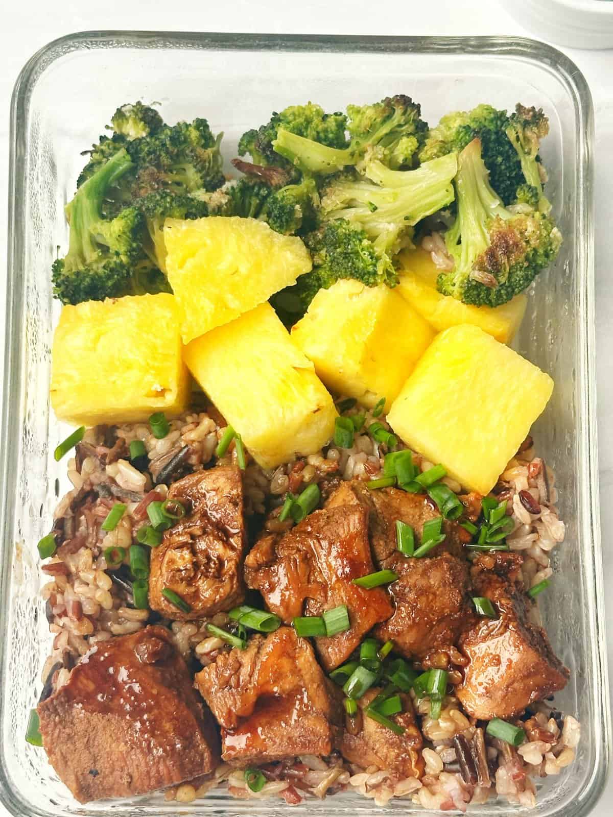 Easy Teriyaki Chicken Meal Prep - Lesswithlaur