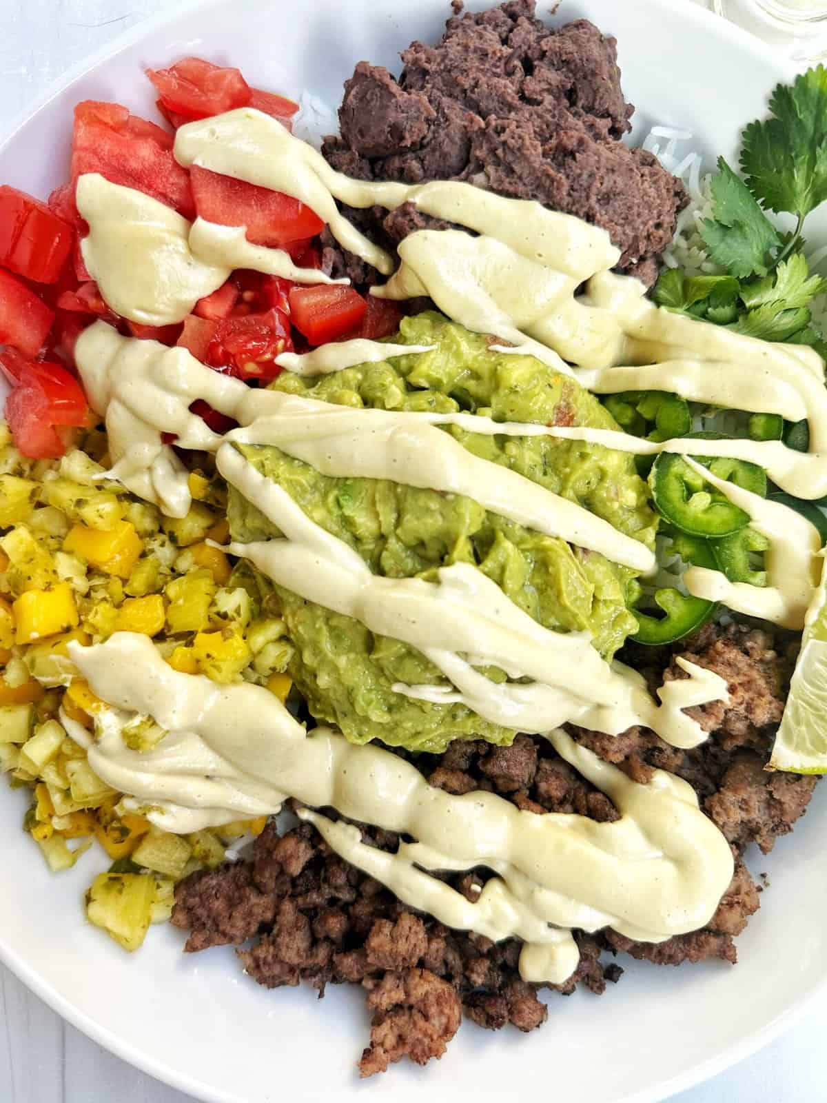 Ground Beef Burrito Bowl