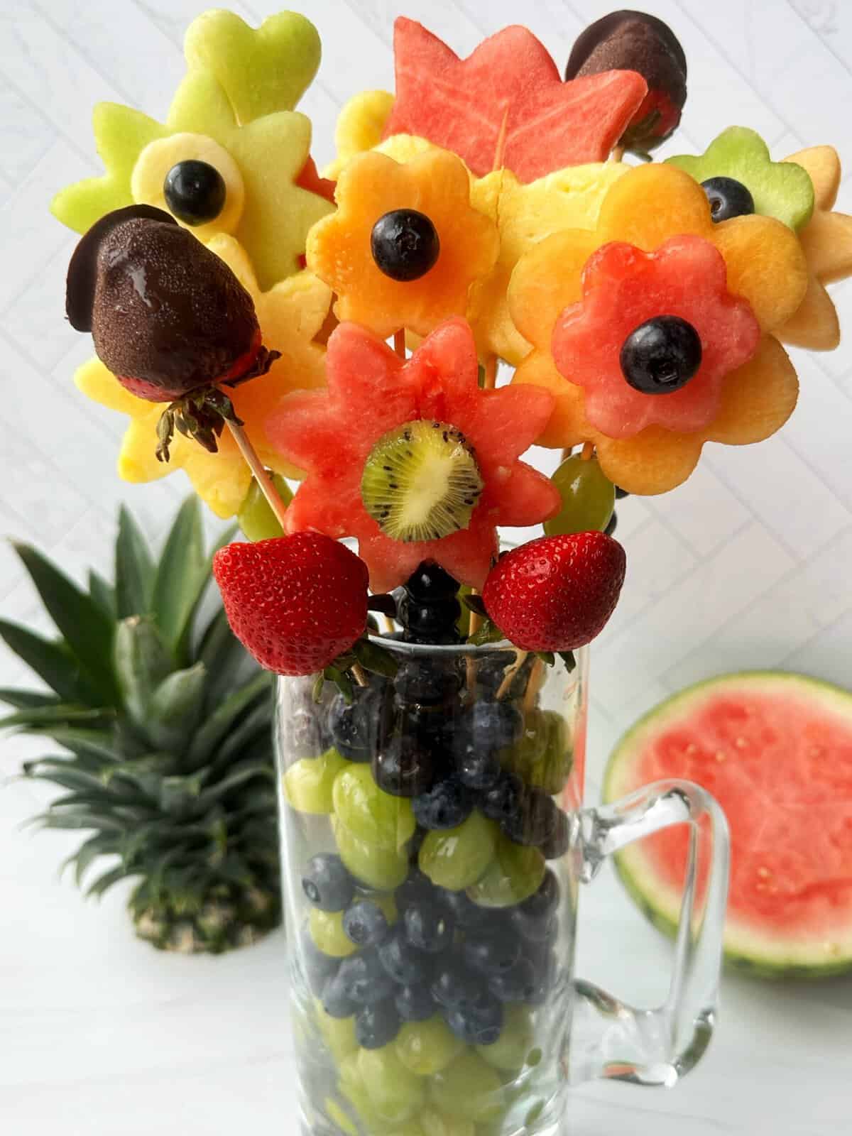 DIY Edible Arrangement - Lesswithlaur