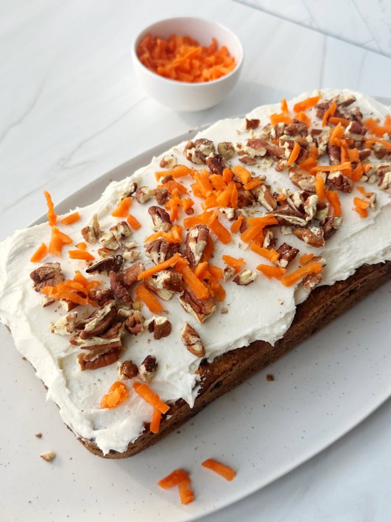 carrot cake loaf