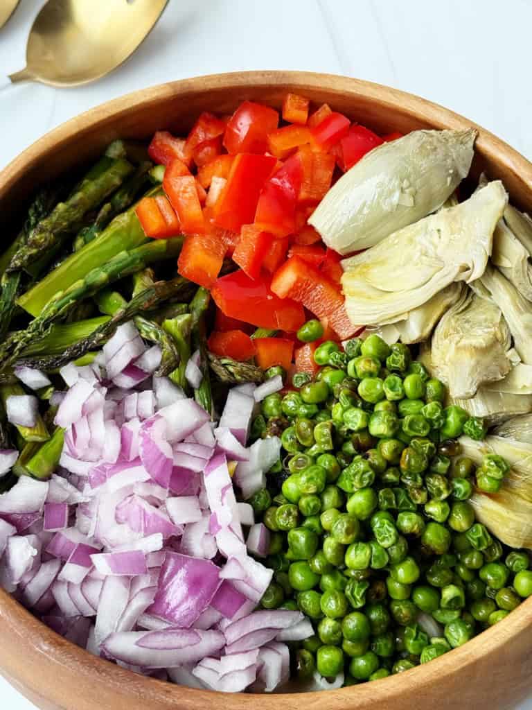 Spring pasta salad