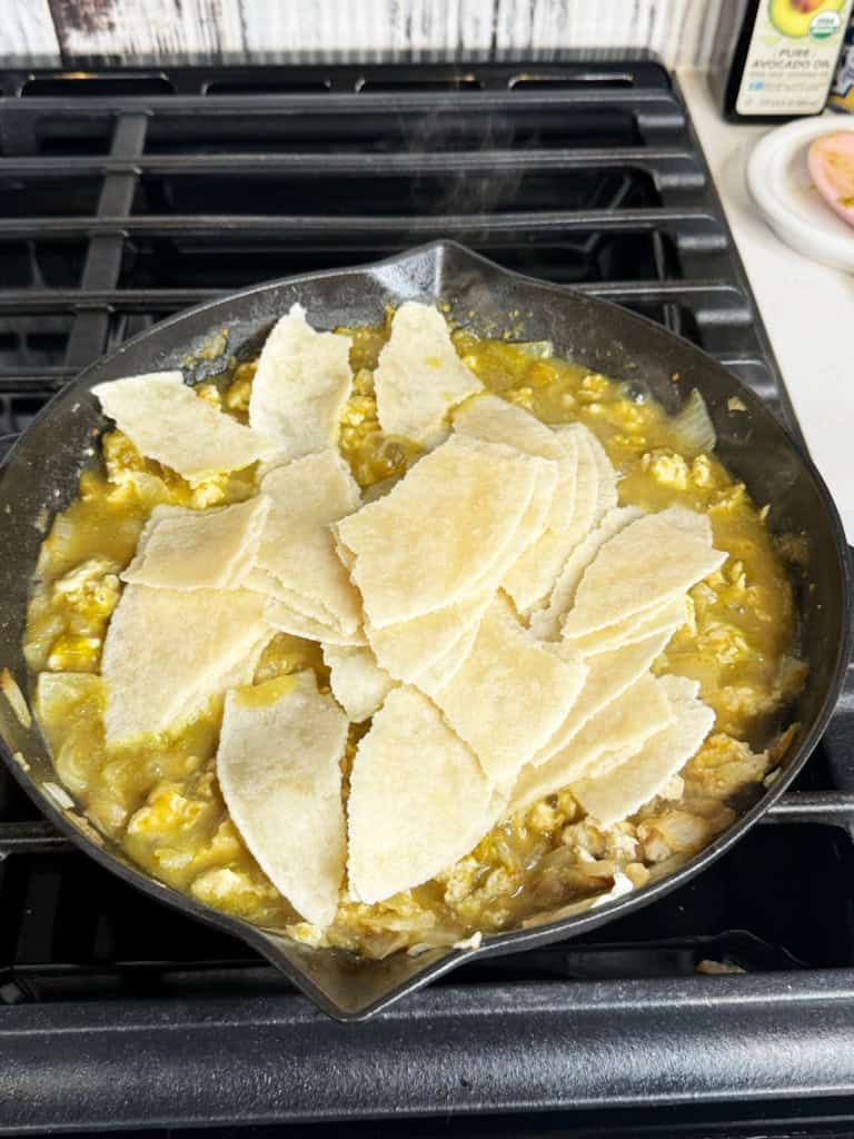one pan enchilada skillet