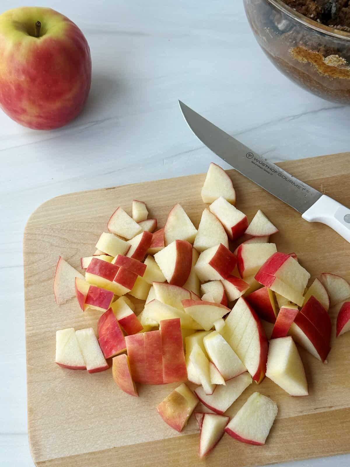 Apple cinnamon blondies