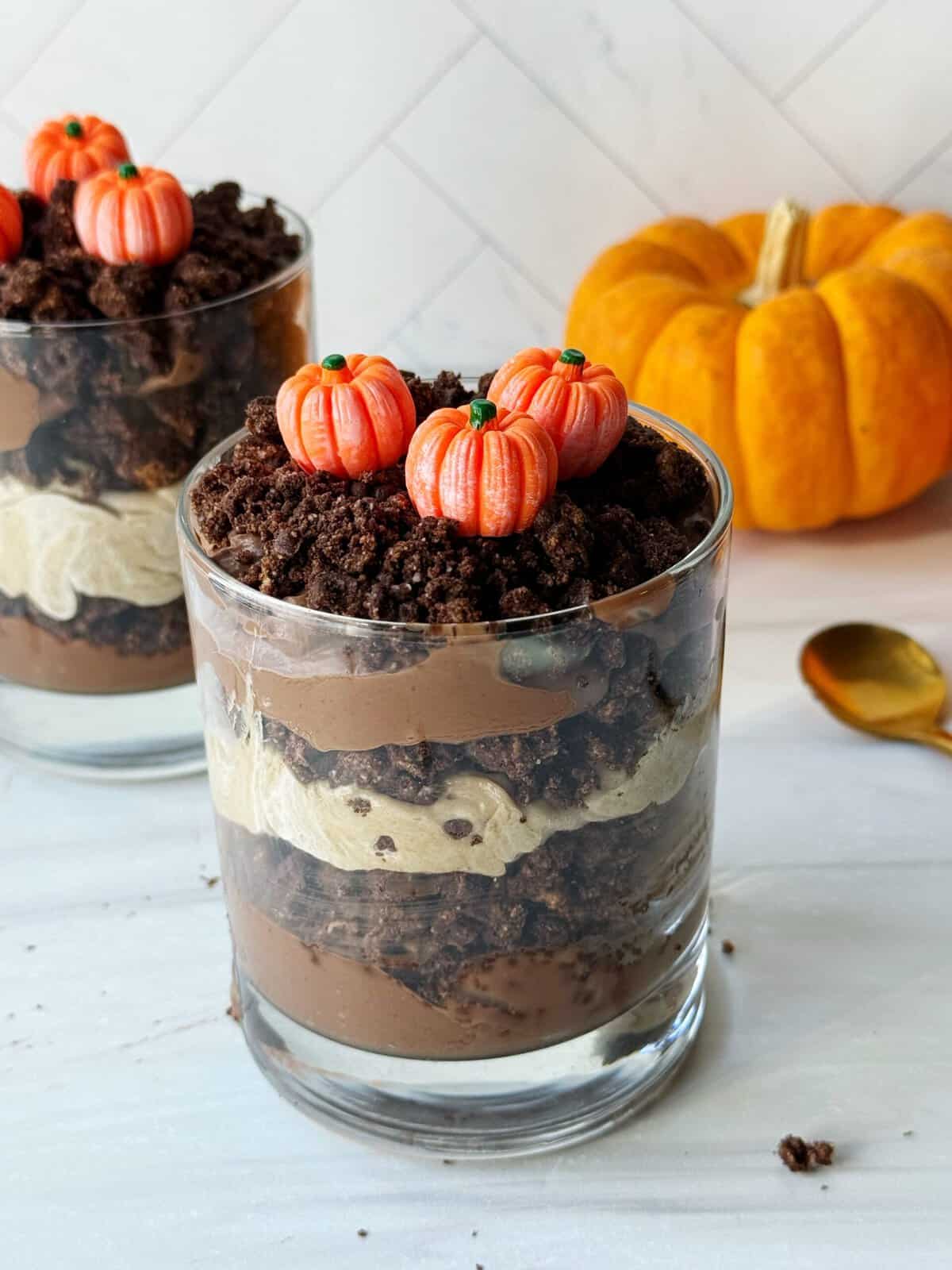 pumpkin patch dirt cups