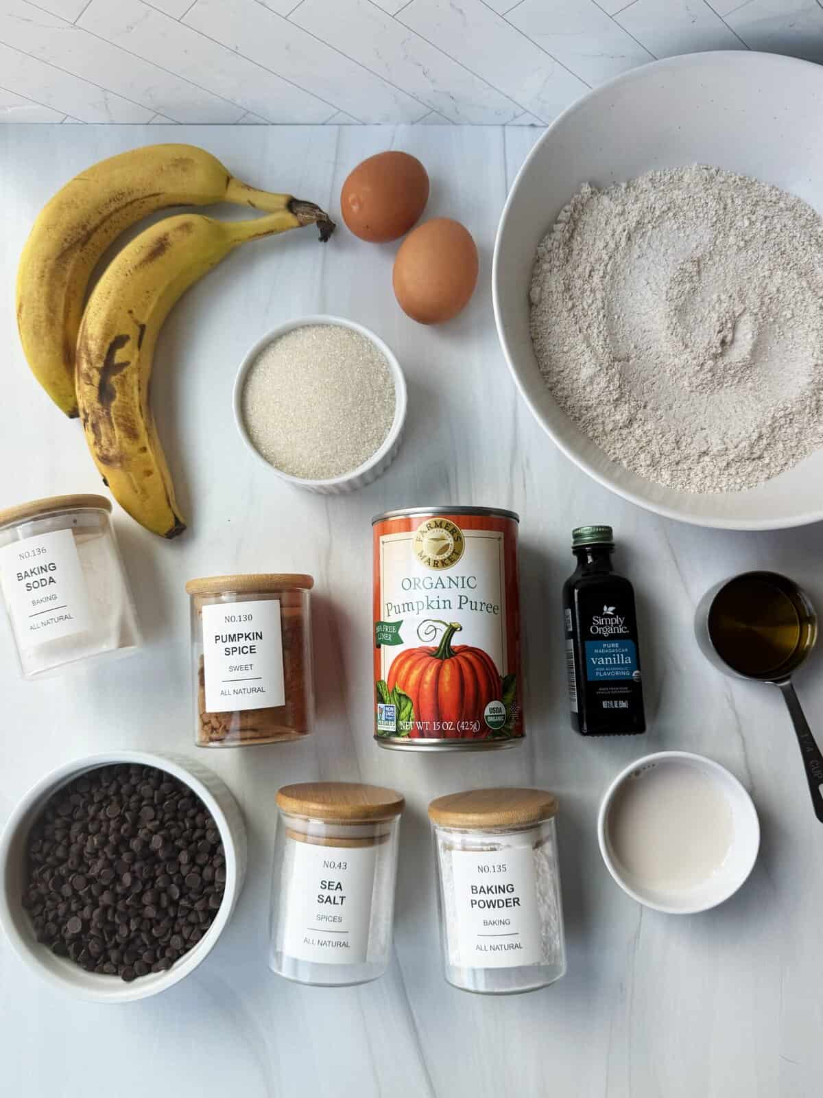 gluten free pumpkin banana bread