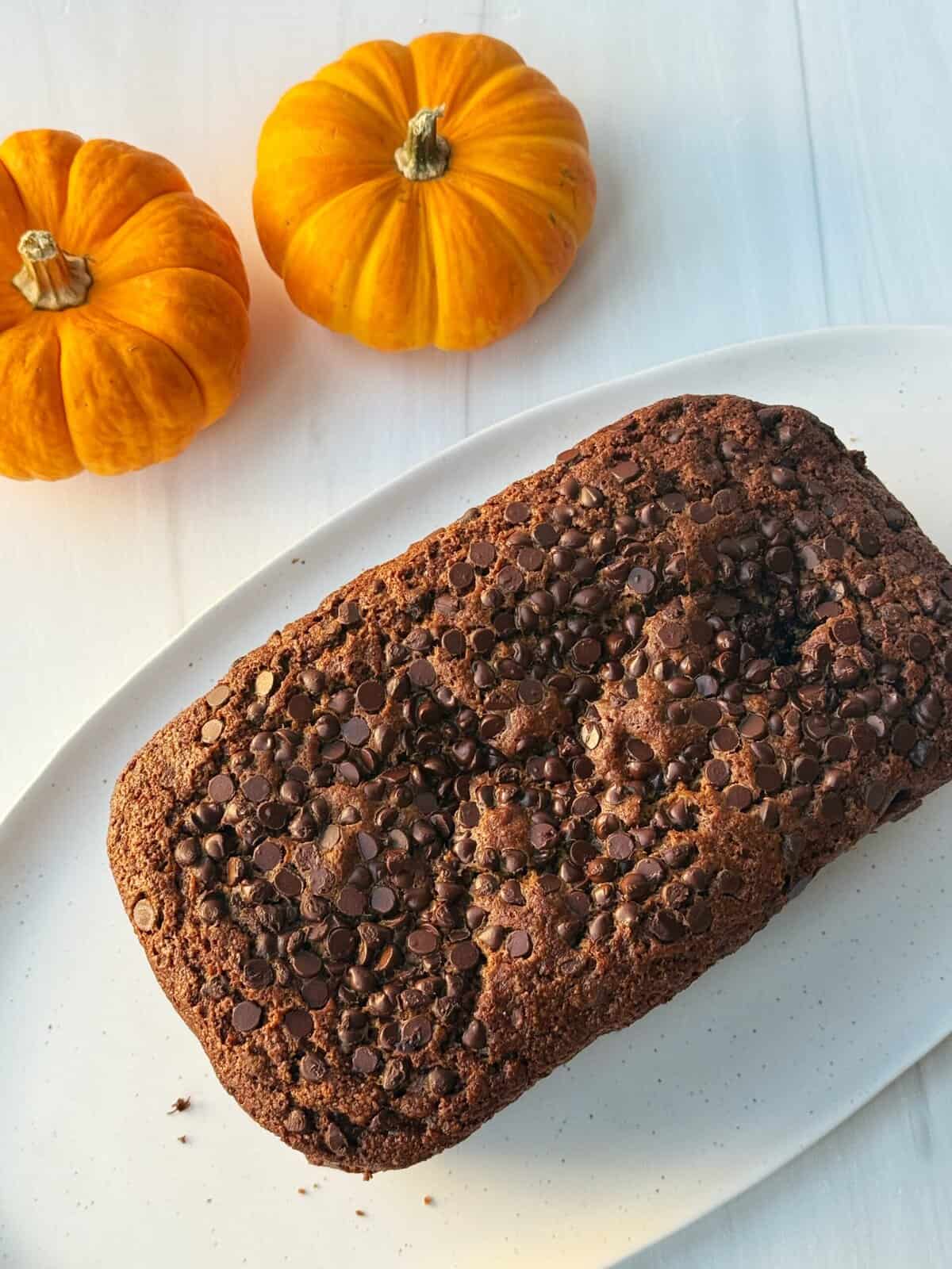 gluten free pumpkin banana bread