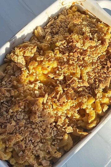 vegan pumpkin mac and cheese