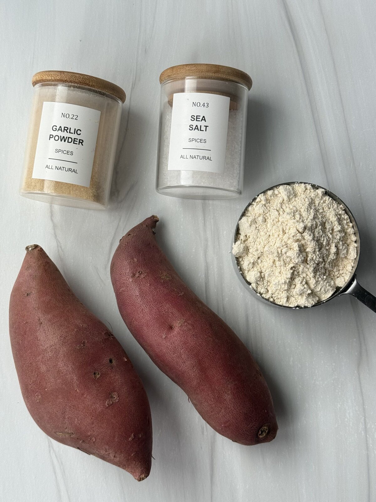 ingredients for sweet potato gnocchi