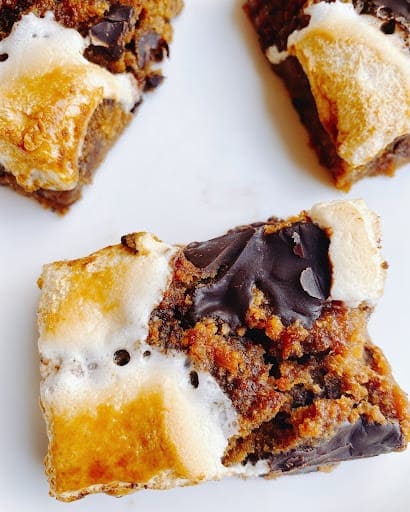 sweet potato s'mores bars