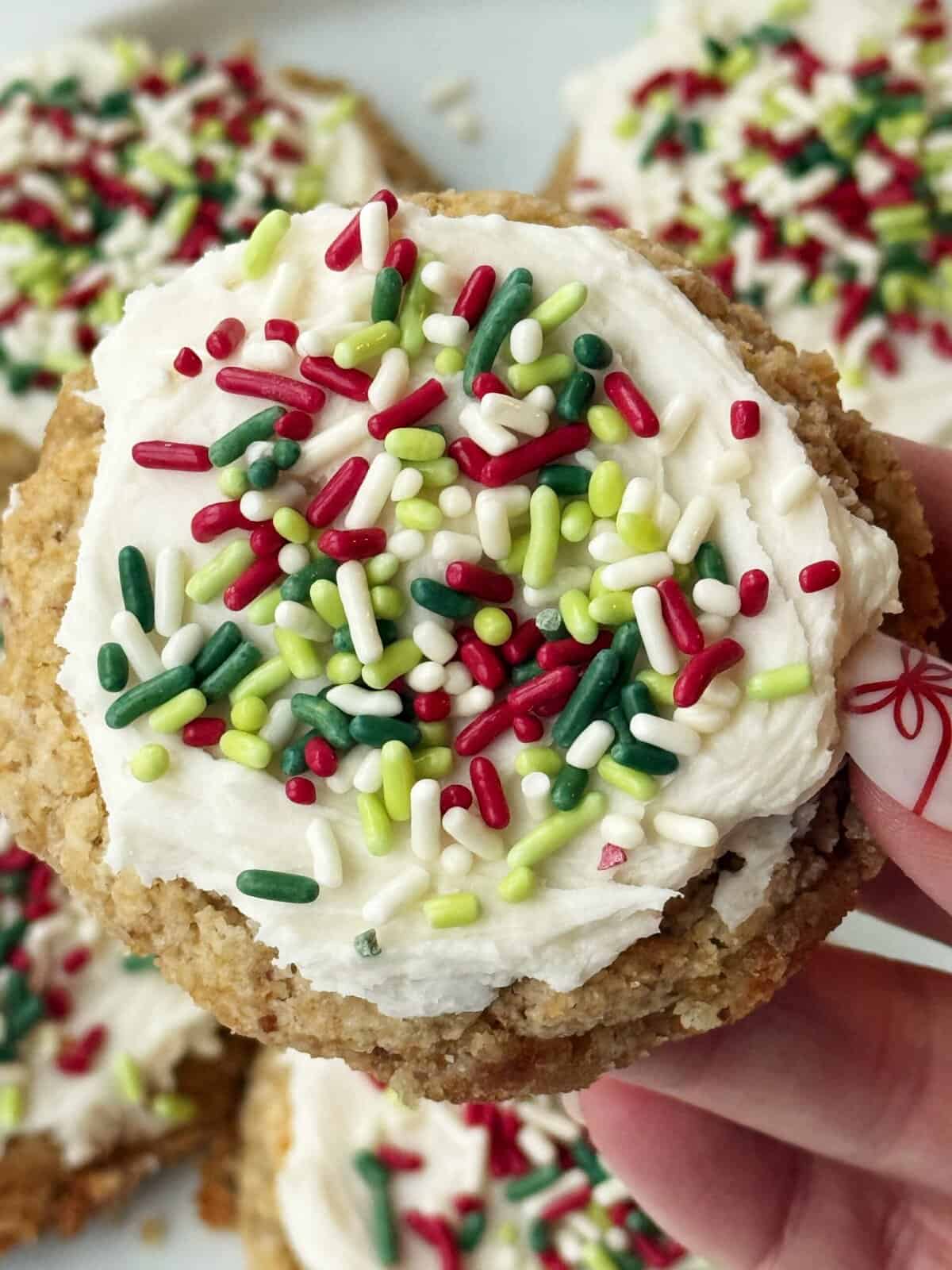 gluten free christmas sugar cookies