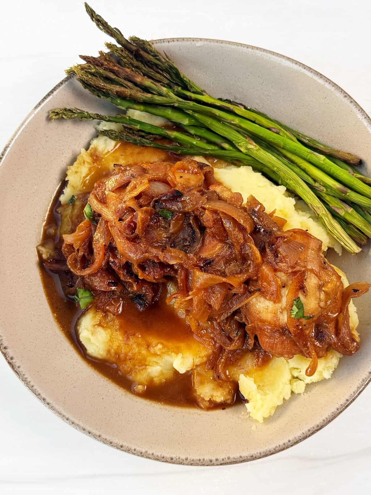 French onion chicken mashed potatoes