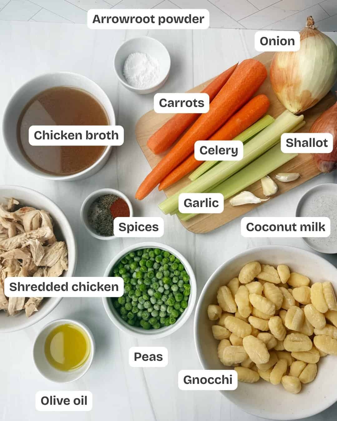 one pot chicken gnocchi ingredients