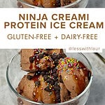 high protein ninja creami pinterest pin