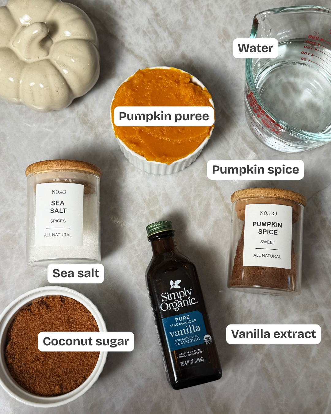 pumpkin syrup ingredients 