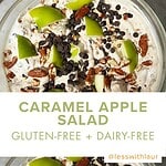 caramel apple salad pin