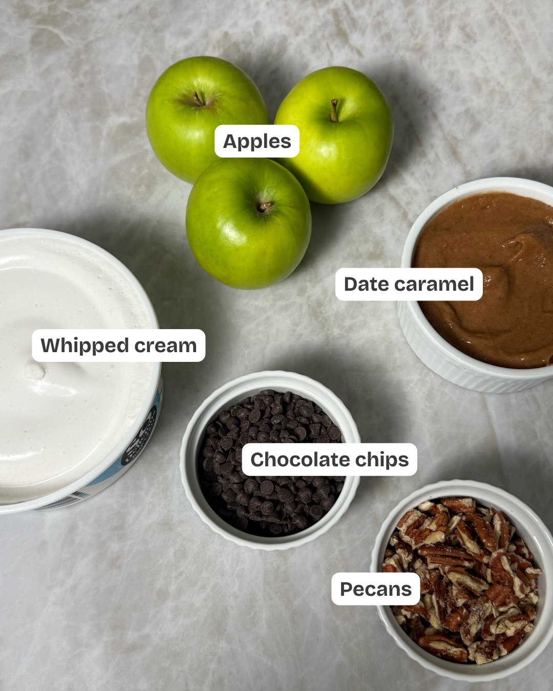 caramel apple salad ingredients 