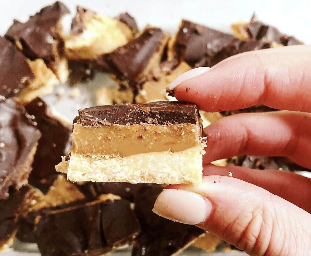 pumpkin twix bars