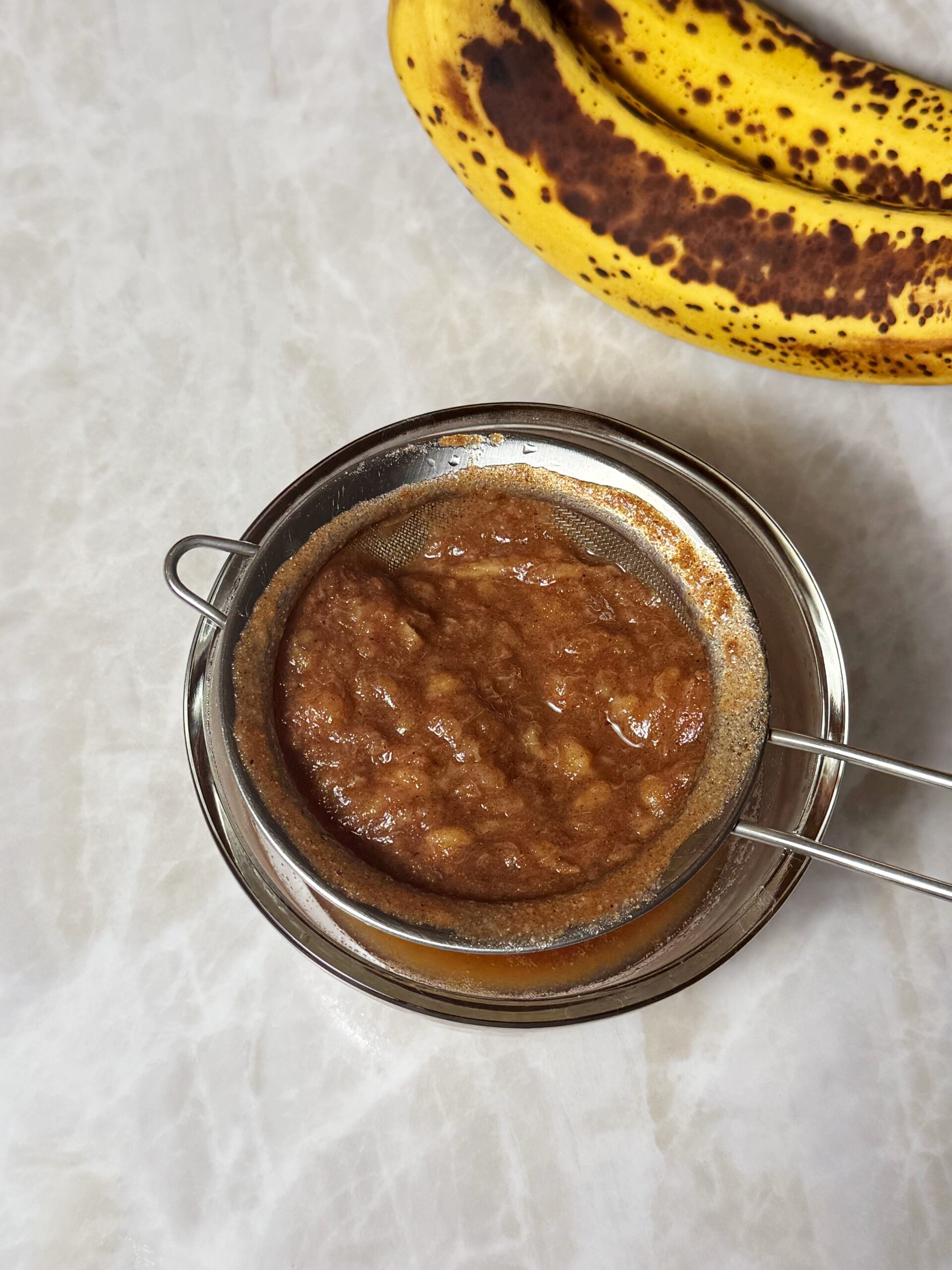 banana bread syrup strained