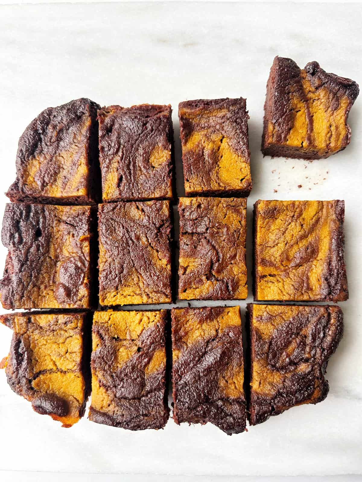 pumpkin brownies