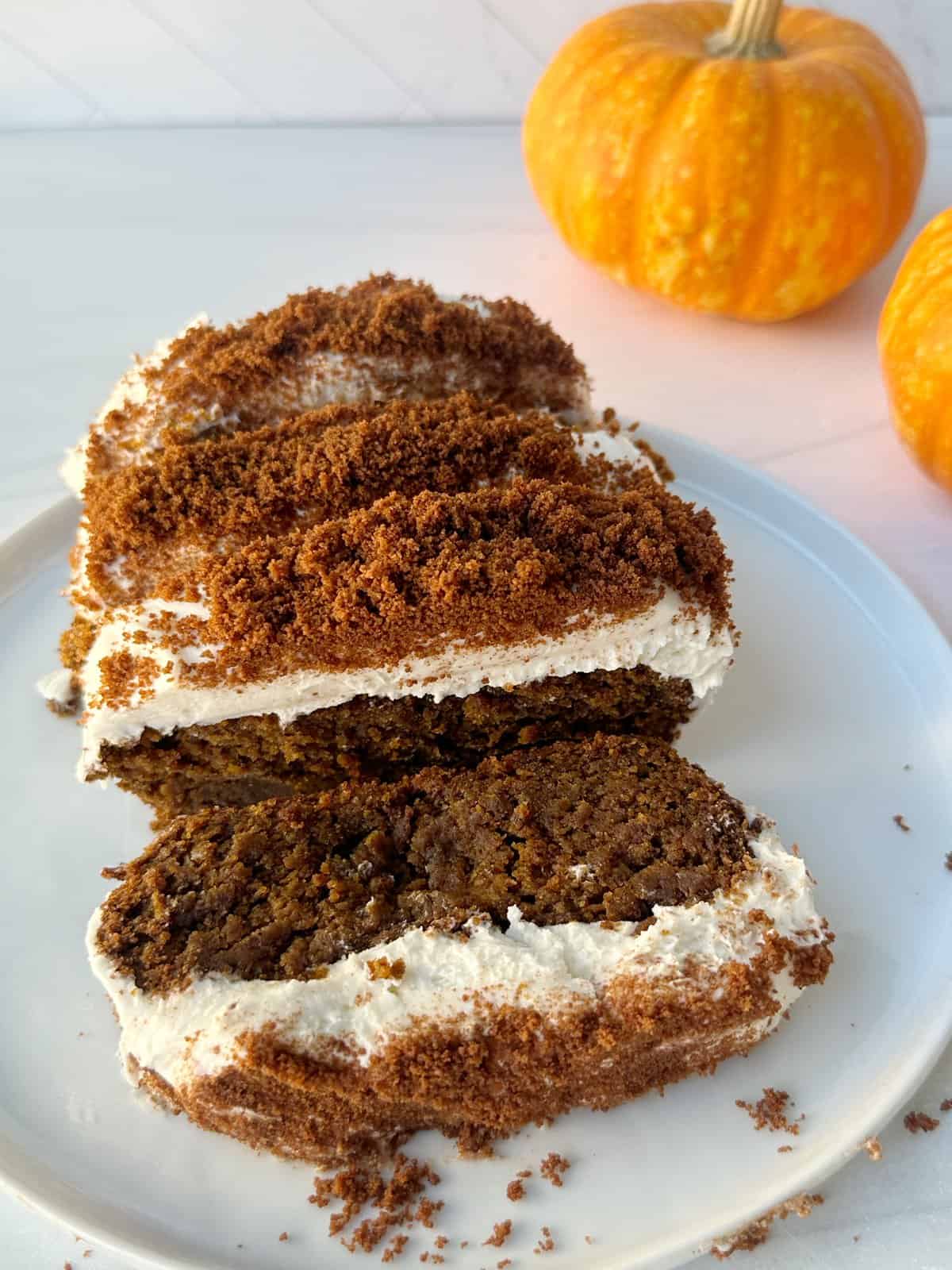 frosted pumpkin bread